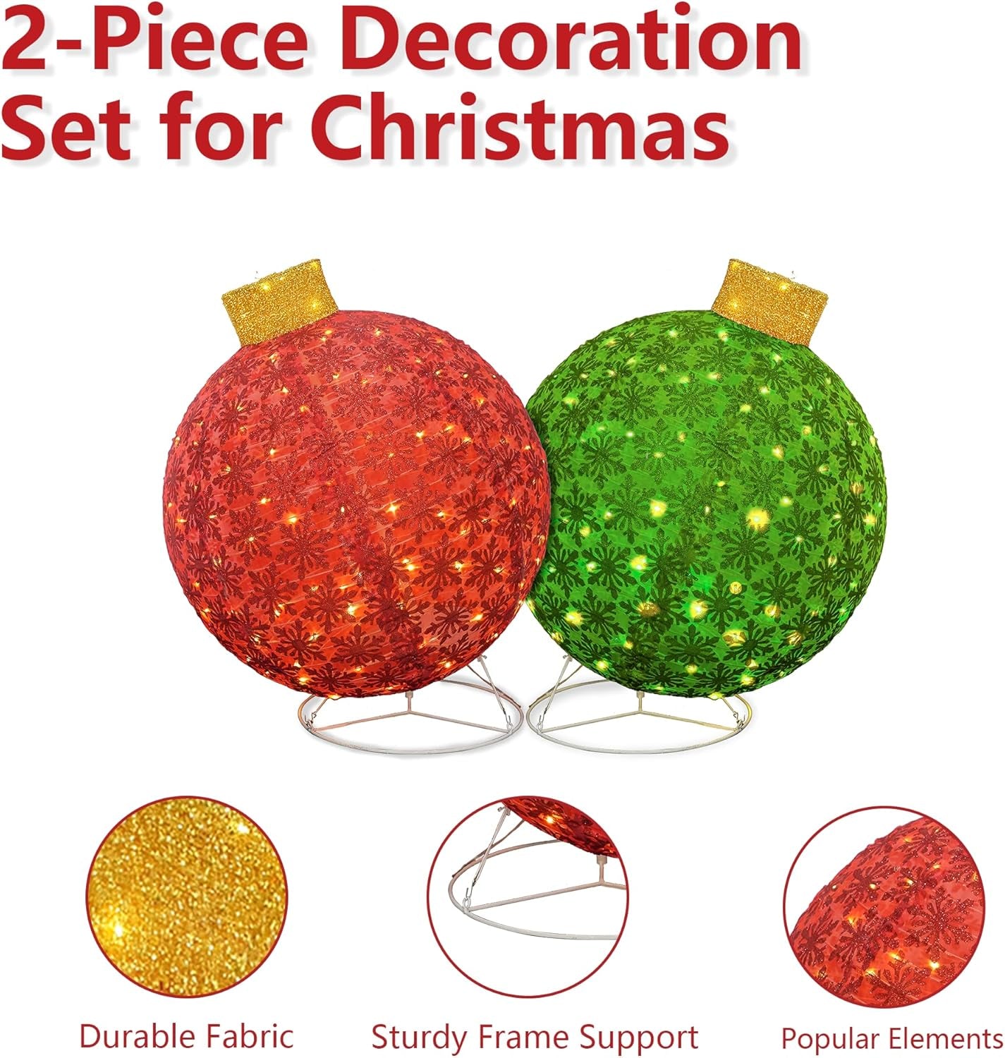 Pre-Lit Christmas Decoration Ornament