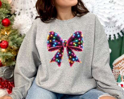 Christmas Crewneck Christmas light shirt,