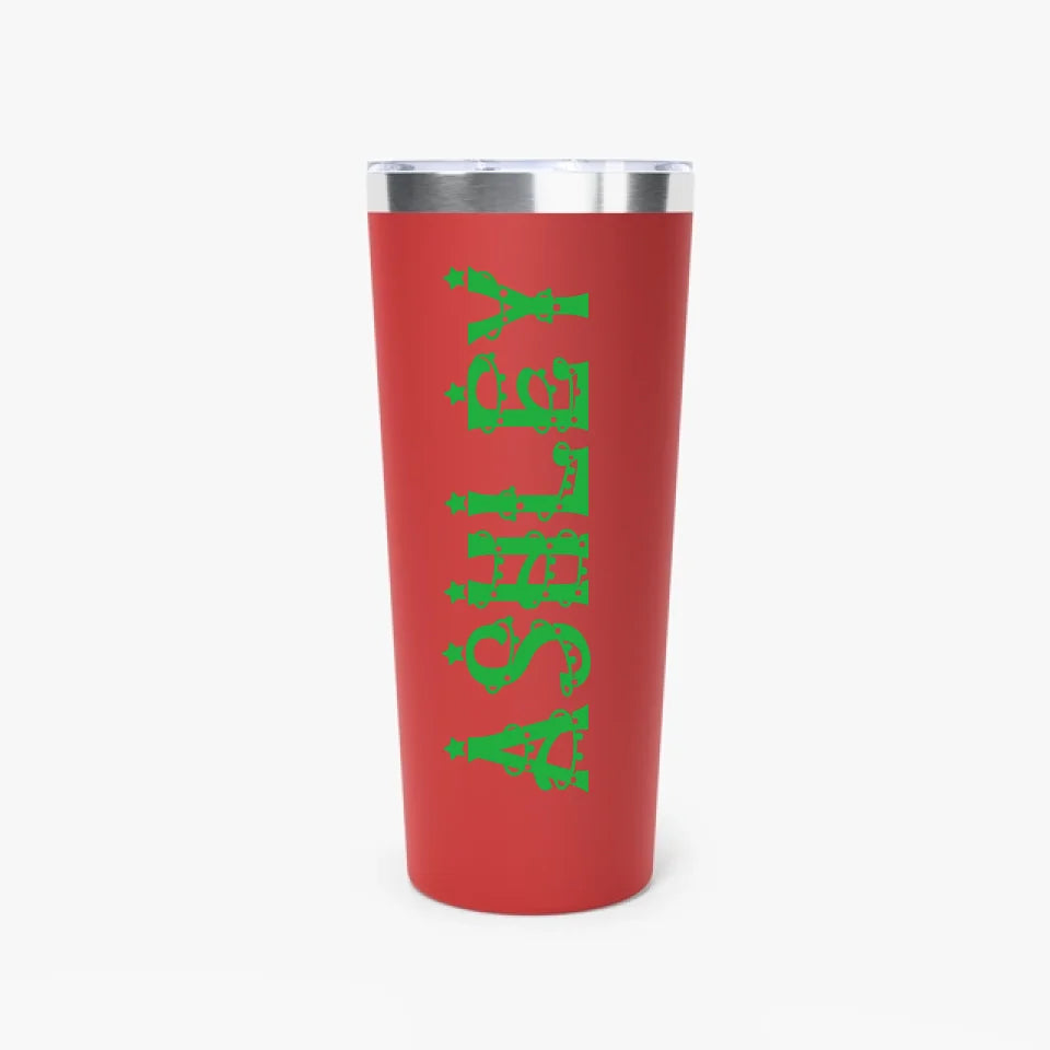 Customizable Tumbler, 22oz Christmas