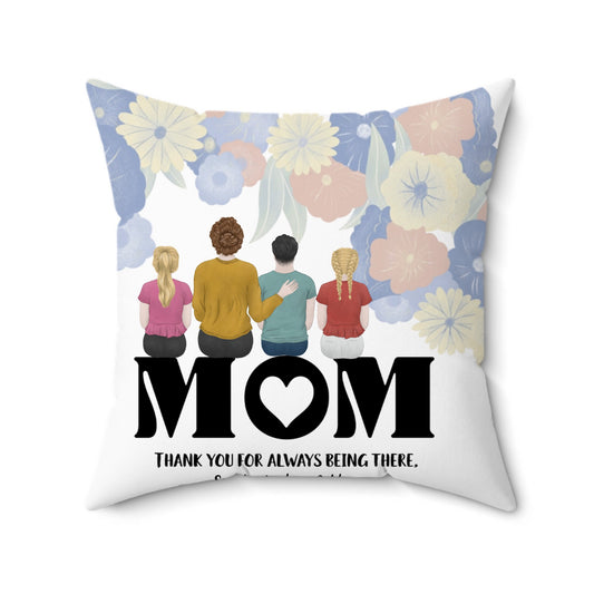 Customizable "Thank You MOM"  Pillow