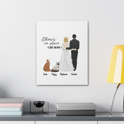 Personalized 'You, me & the pet's Canvas