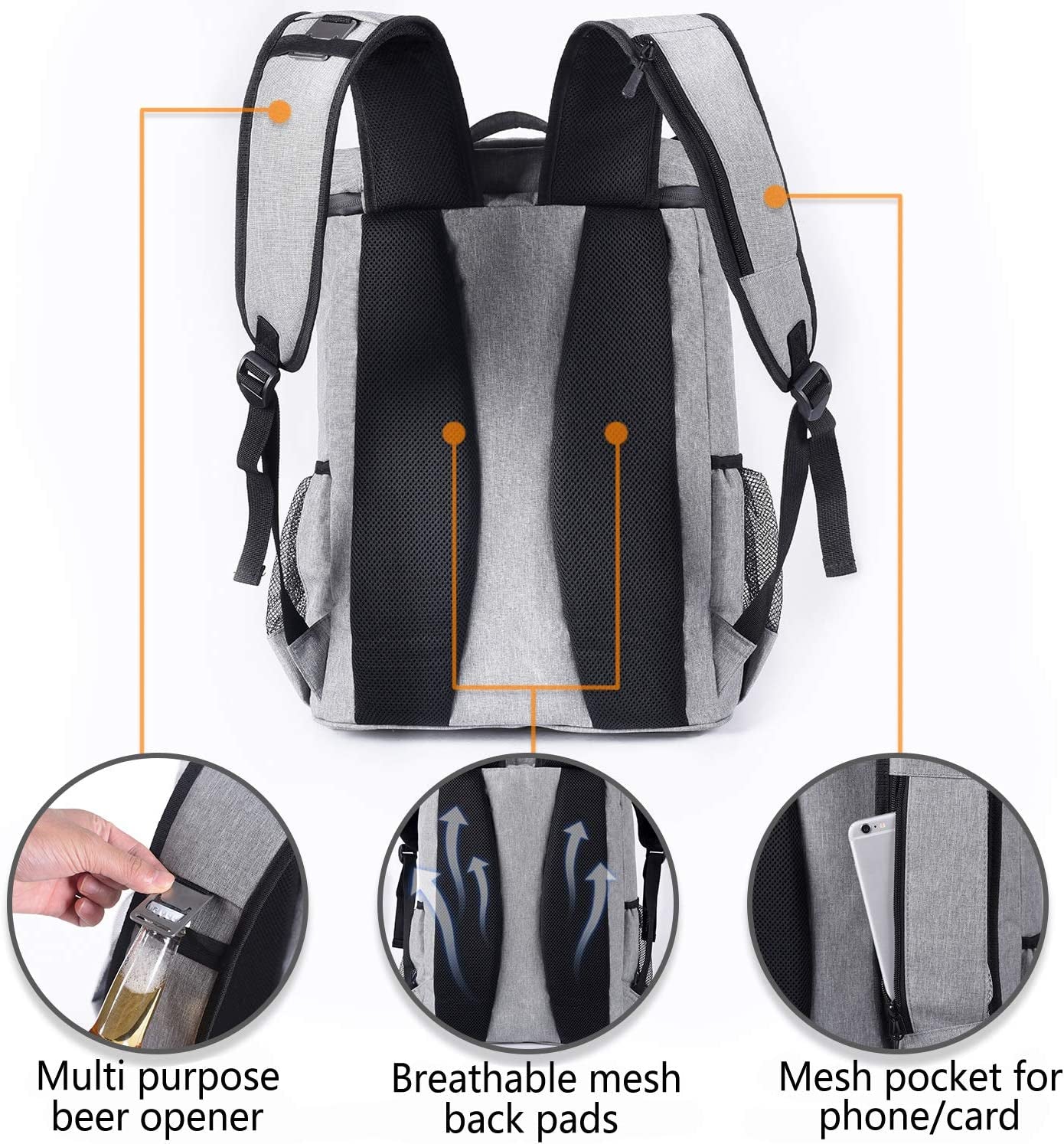 Insulated Waterproof Backpack Cooler Bag