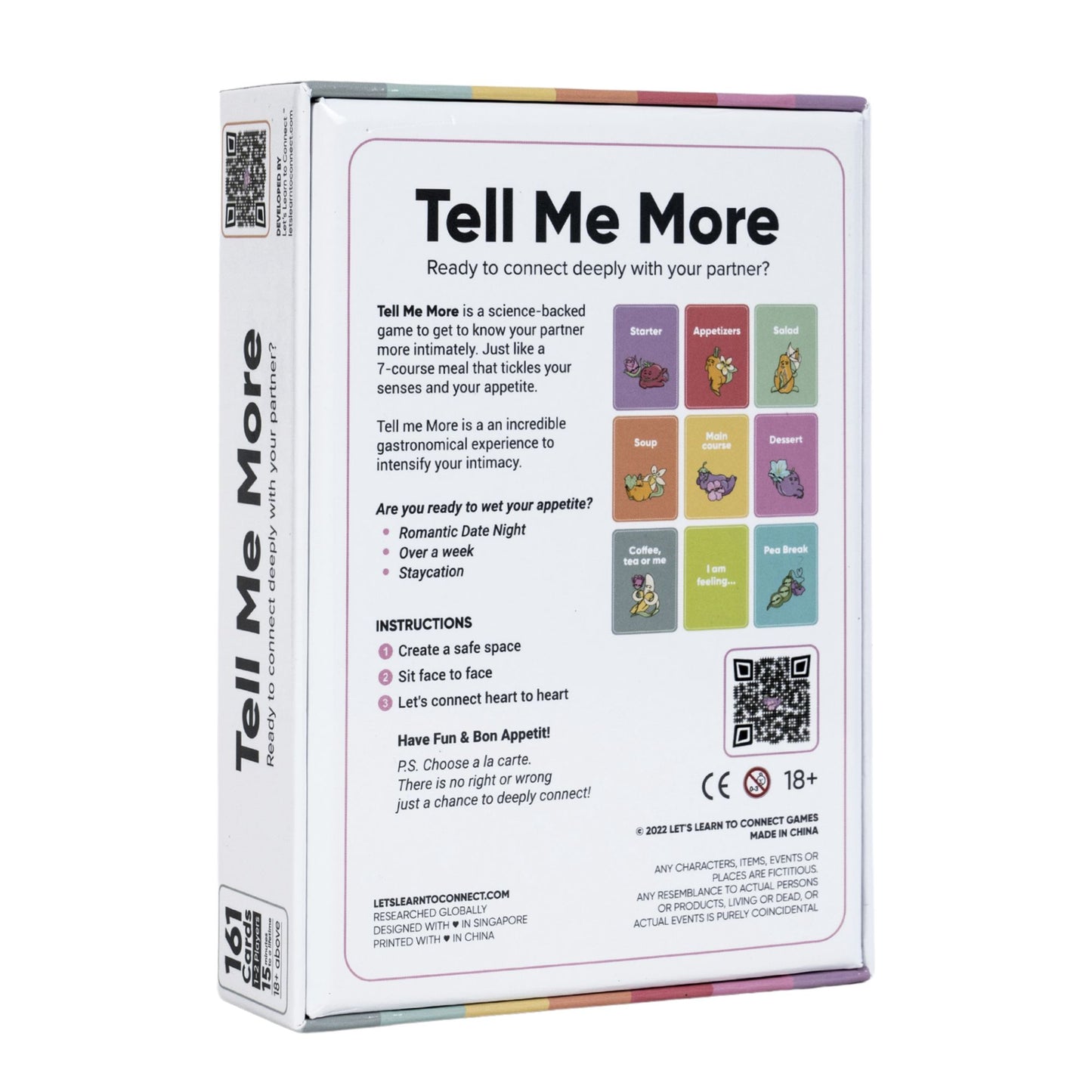 Tell Me More: Fun Couples Card Game